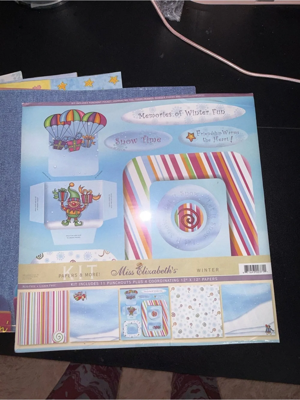 Assorted Decorative Party Invitation and Cardstock Pack - Multicolor scrapbook